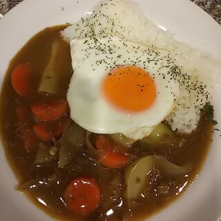 贅沢鶏ガラのスパイシーカレー